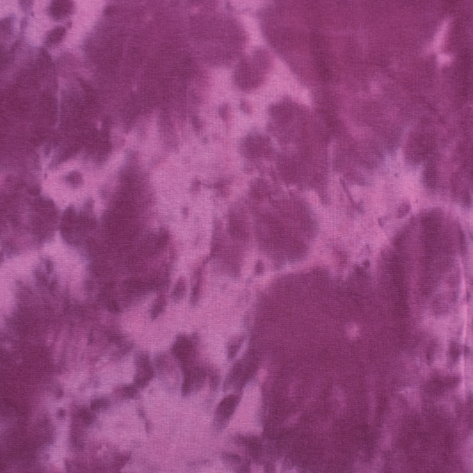 Tissu sweat polaire alpine Batik Tie dye, baie
