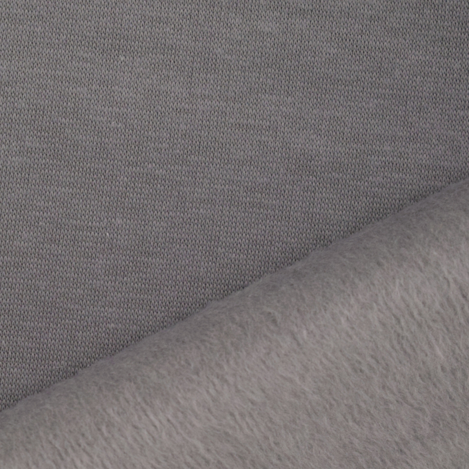 Tissu sweat polaire alpine Flo, gris