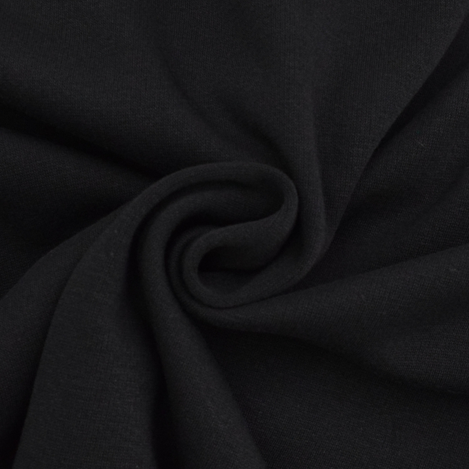 Tissu sweat polaire alpine Flo, noir
