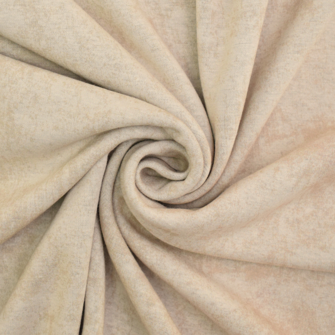 Alpenfleece sweatstof Melange, beige