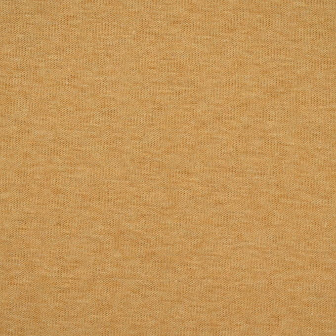 Tissu sweat polaire alpine Janine, jaune moutarde chiné