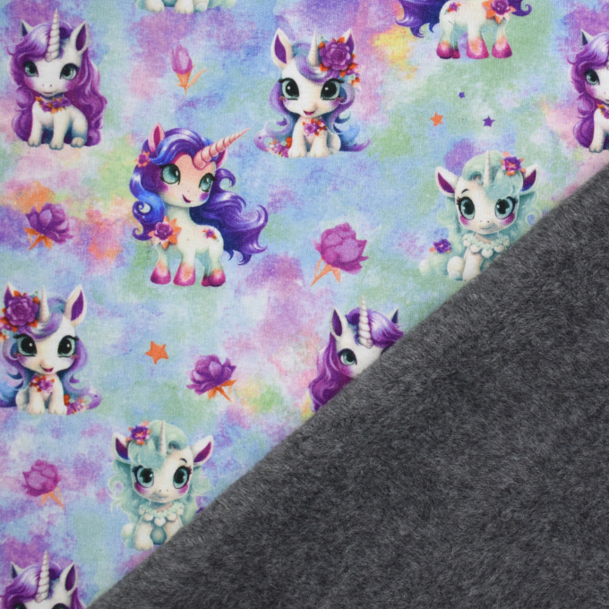 Alpenfleece Unicorn, multicolor