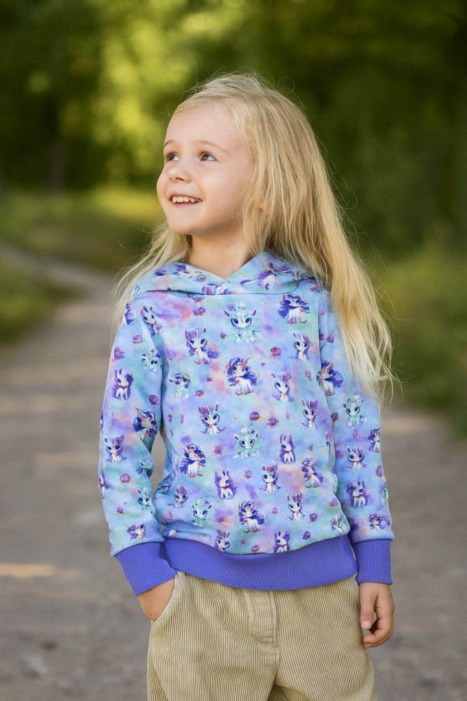 Alpenfleece Unicorn, multicolor