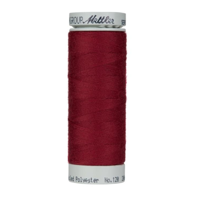 Fil polyester Mettler Seracycle 120, bordeaux