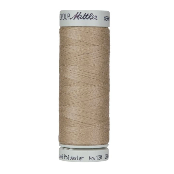 Amann Mettler Seracycle Nähgarn 120, dunkelbeige