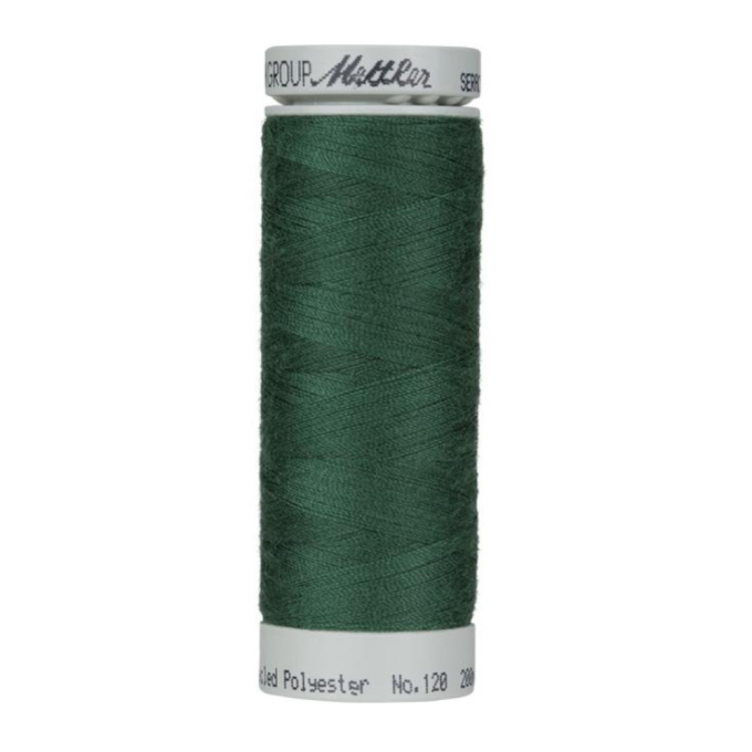 Fil polyester Mettler Seracycle 120, vert foncé