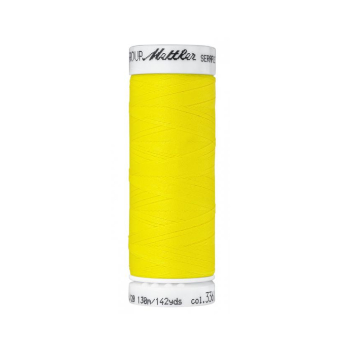 Fil élastique Seraflex Amann Mettler 120, jaune