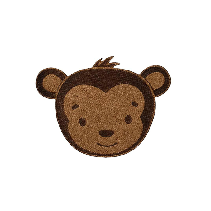 Patch écusson thermocollant Tête de singe