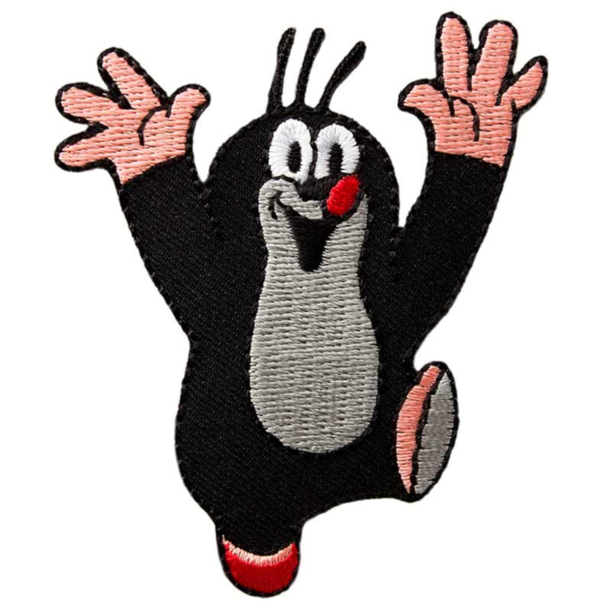 Patch écusson thermocollant La petite taupe Pauli