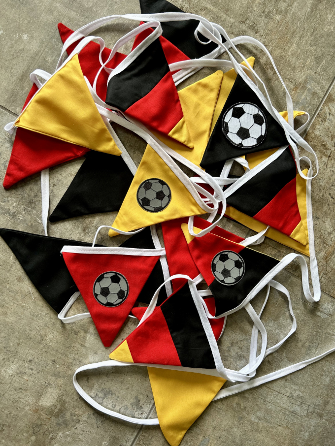 Patch football, noir-blanc, 6,5 cm