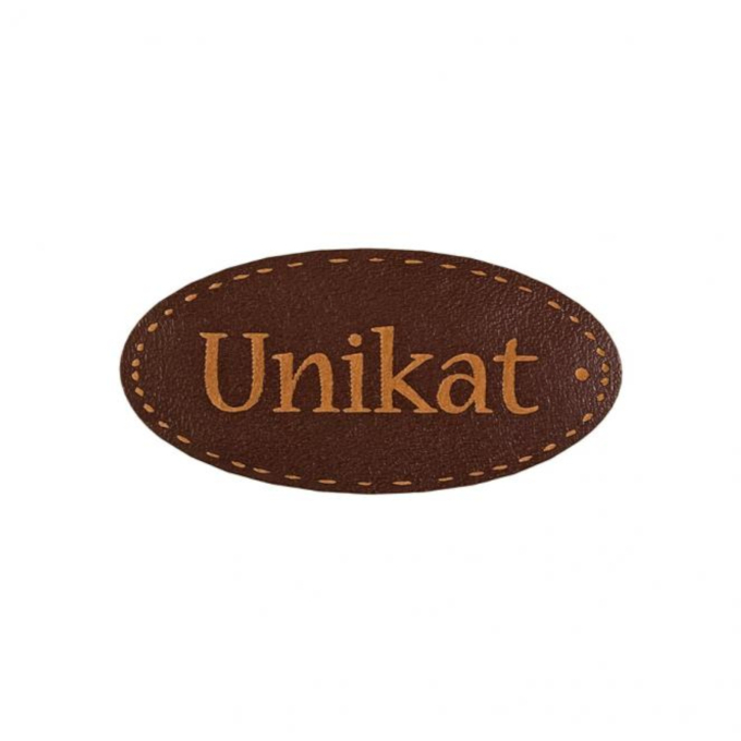 Patch écusson thermocollant Unique Unikat similicuir