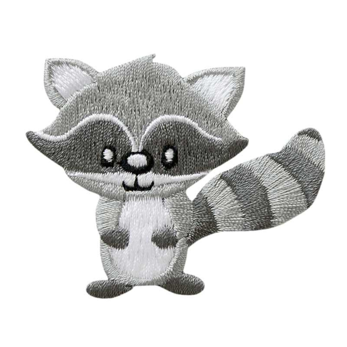 Patch écusson thermocollant Raton laveur