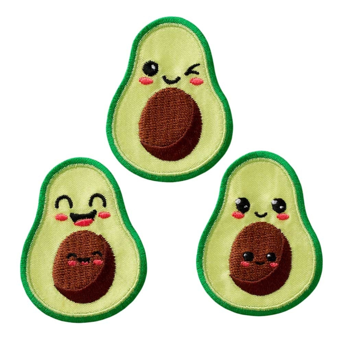 Patch écusson thermocollant Kit Creative Avocado