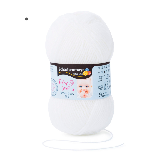 Baby Smiles Bravo 4-ply, blanc