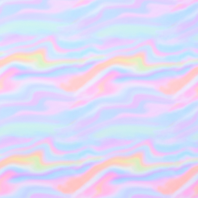 Badpakstof Pastel Waves, veelkleurig