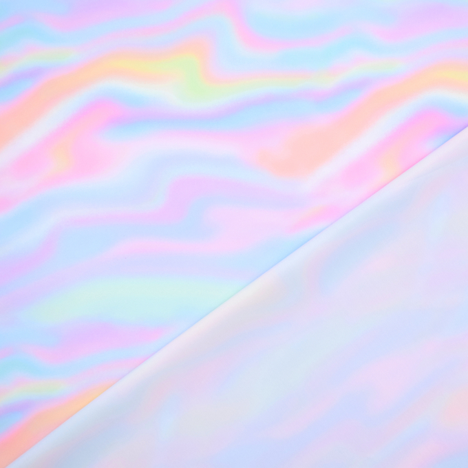 Badpakstof Pastel Waves, veelkleurig