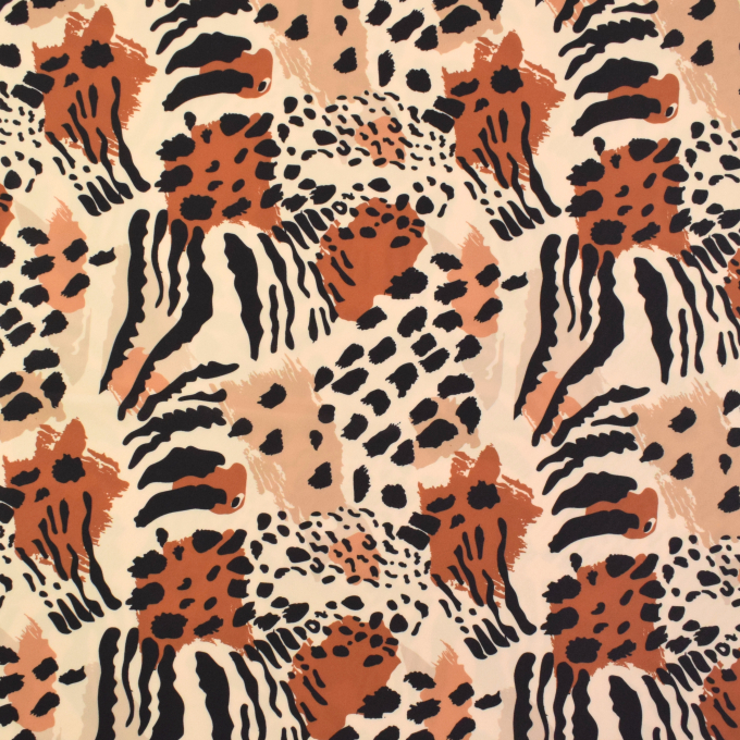 Swimsuit fabric safari, cream