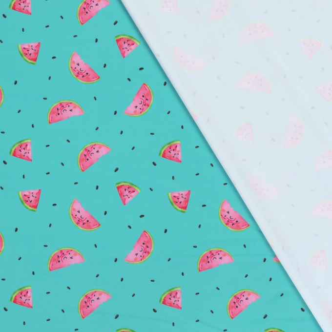 Swimsuit fabric shells, light teal