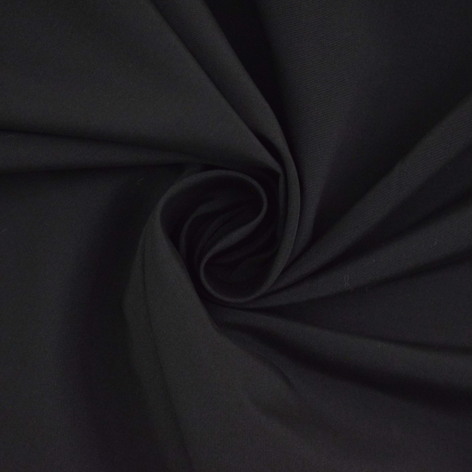 Swim shorts fabric plain, black