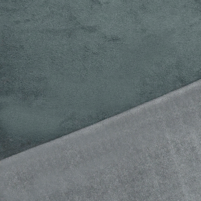 Tissu éponge bambou, gris foncé