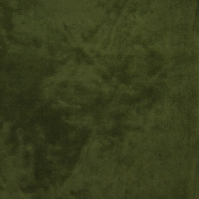 Tissu éponge bambou, vert mousse