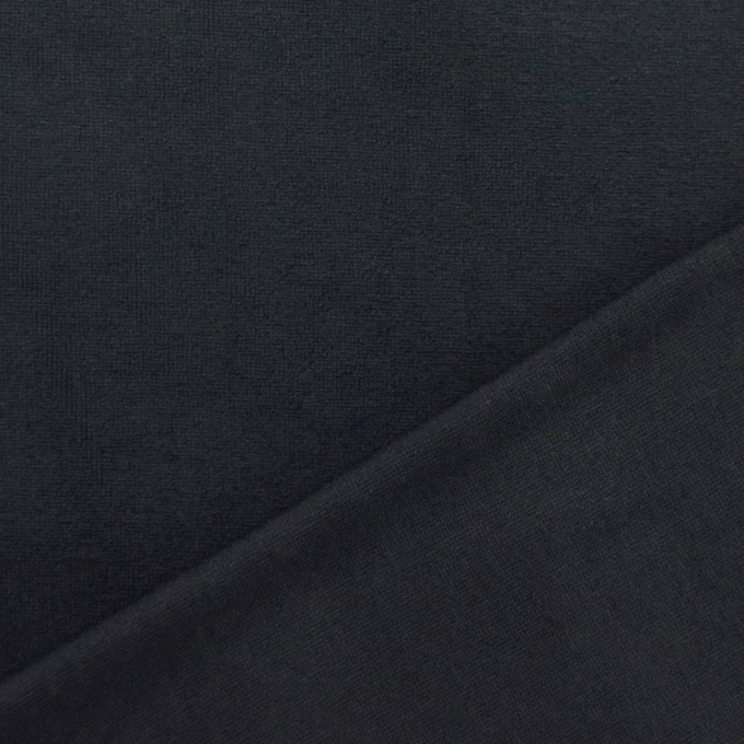 Tissu éponge bambou, noir
