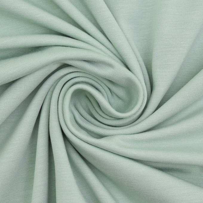 Tissu jersey de bambou, menthe pâle