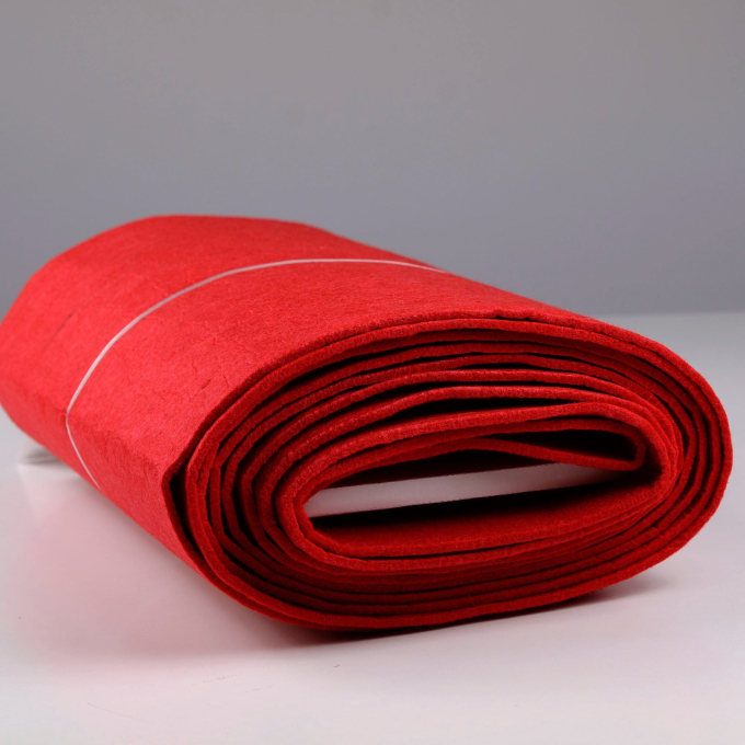 Craft felt red