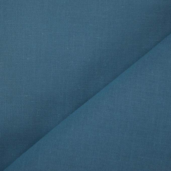 Tissu voile de coton batiste, bleu moyen