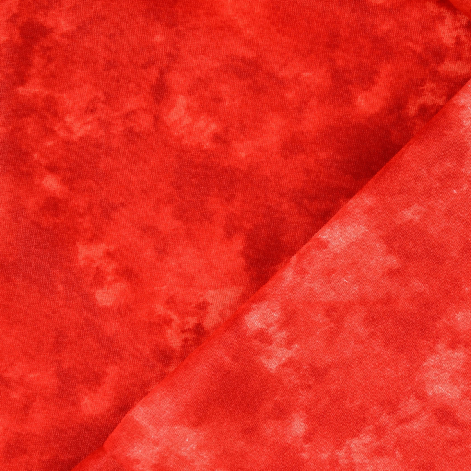 Baumwoll-Cretonne Batikoptik, rot