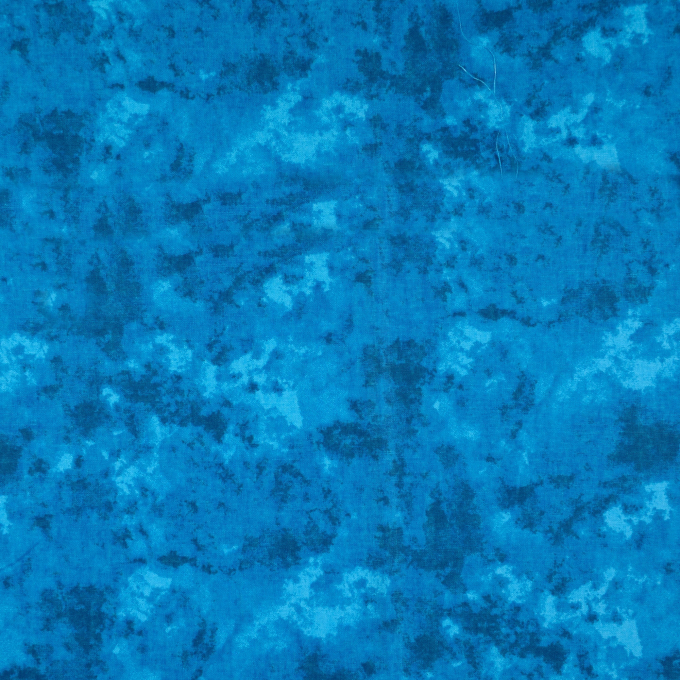 Baumwoll-Cretonne Batikoptik, türkis