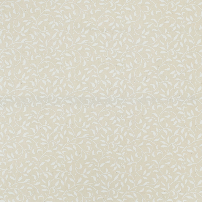 Baumwoll Cretonne Dream Leaf, hellbeige