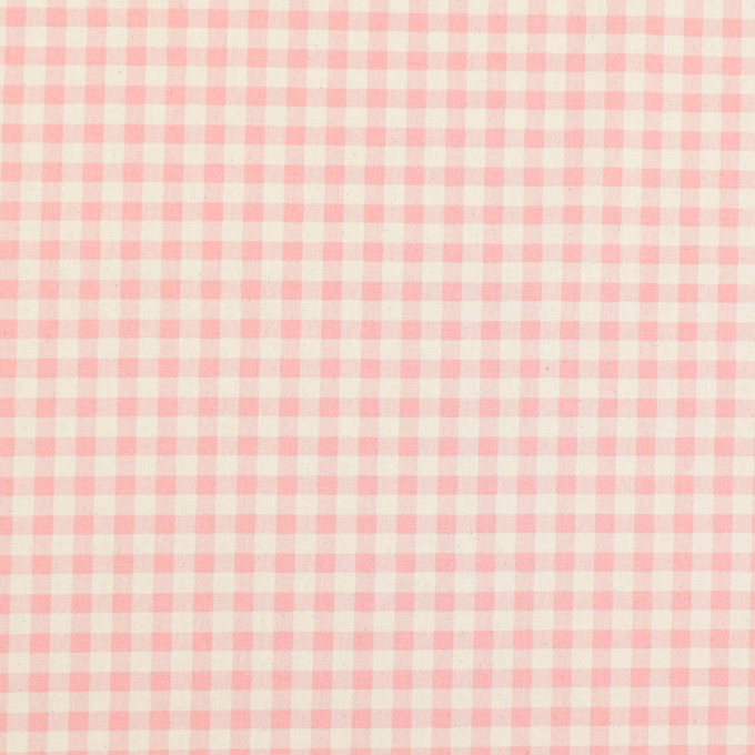 Baumwoll Cretonne kariert, rosa
