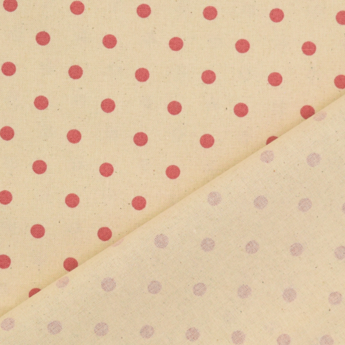 Baumwoll Cretonne Little Dots, altrosé
