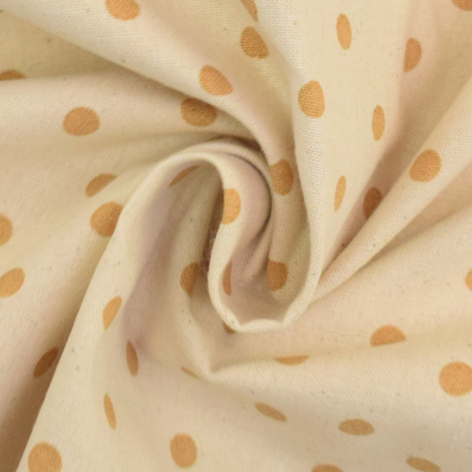 Baumwoll Cretonne Little Dots, beige