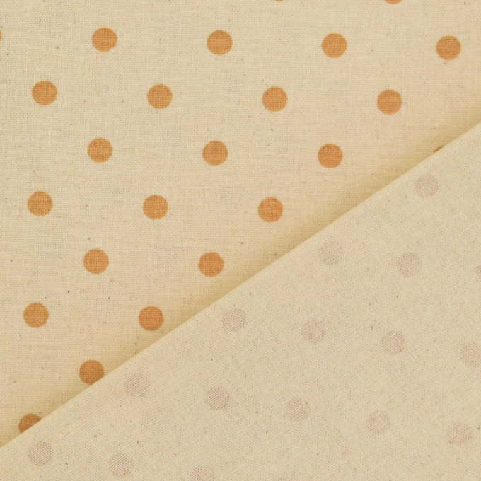 Baumwoll Cretonne Little Dots, beige