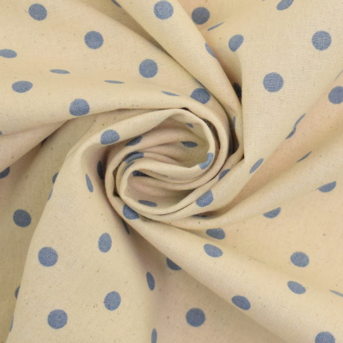 Baumwoll Cretonne Little Dots, hellblau