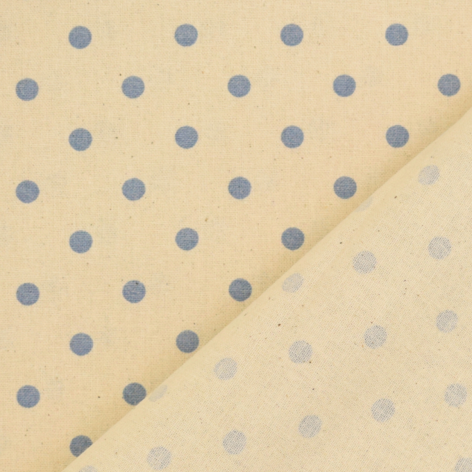 Baumwoll Cretonne Little Dots, hellblau