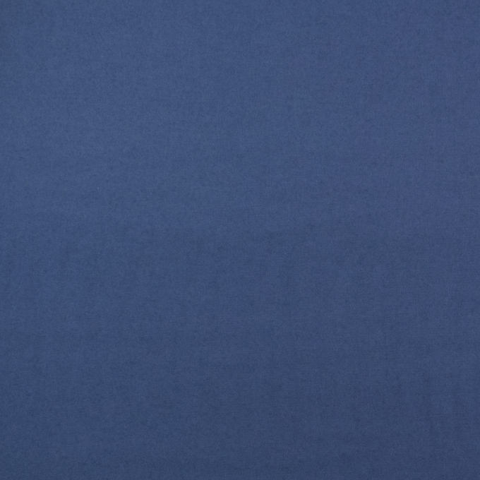 Tissu flanelle de coton uni,  bleu denim