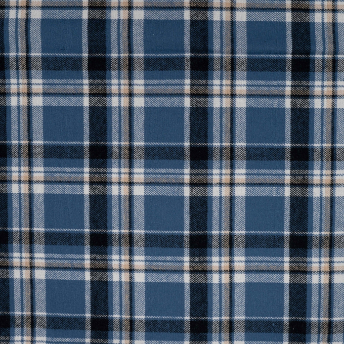 Baumwoll Flanell Karina, jeansblau