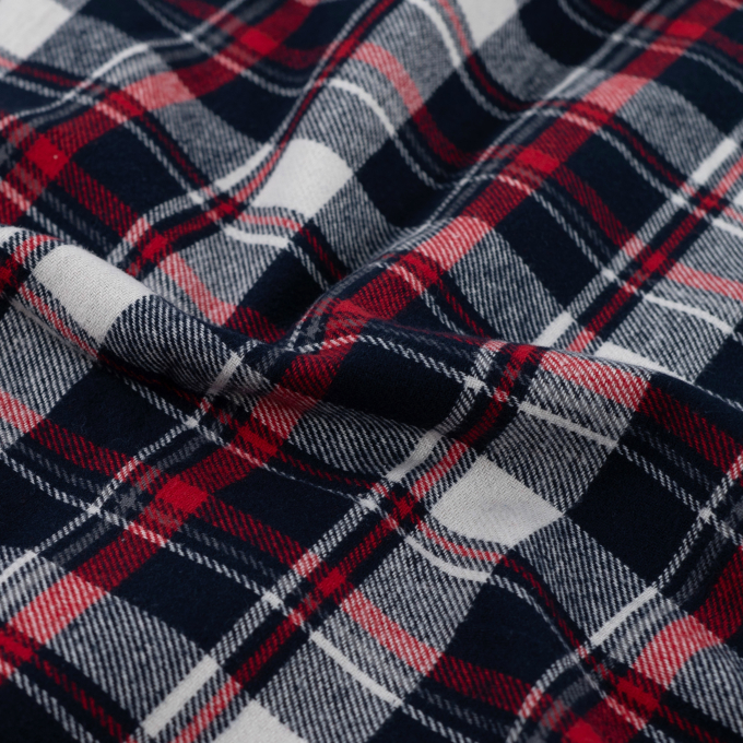 Baumwoll Flanell Kathi, dunkelblau