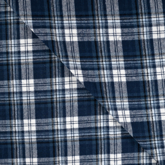 Baumwoll Flanell Kathrin, marine