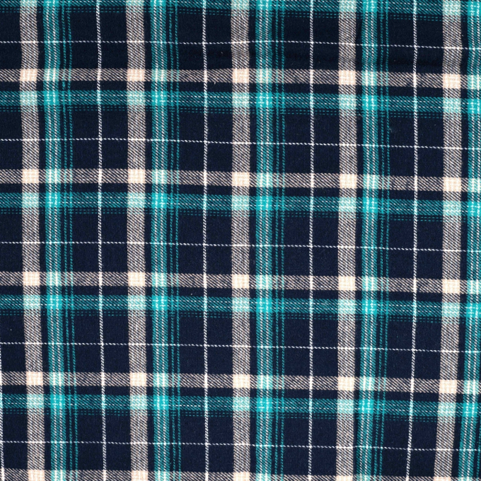 Cotton flannel Kerstin, teal