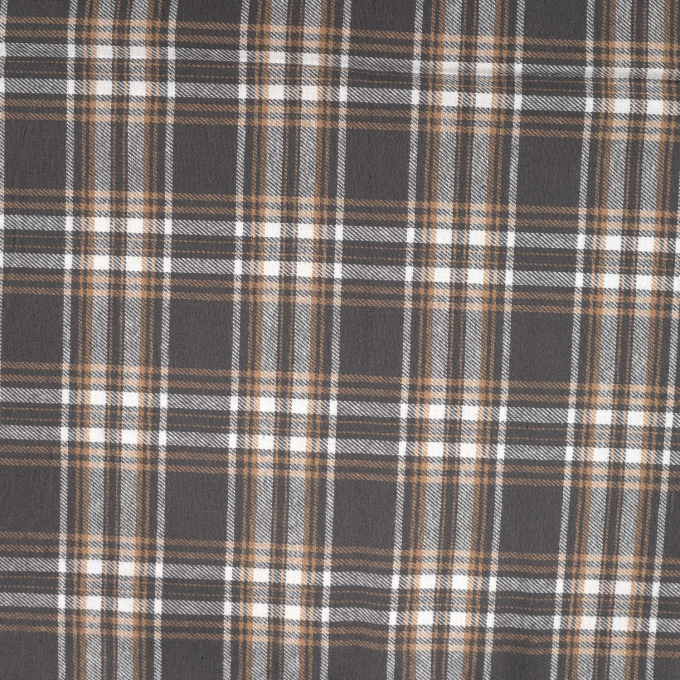 Cotton flannel Klara, grey