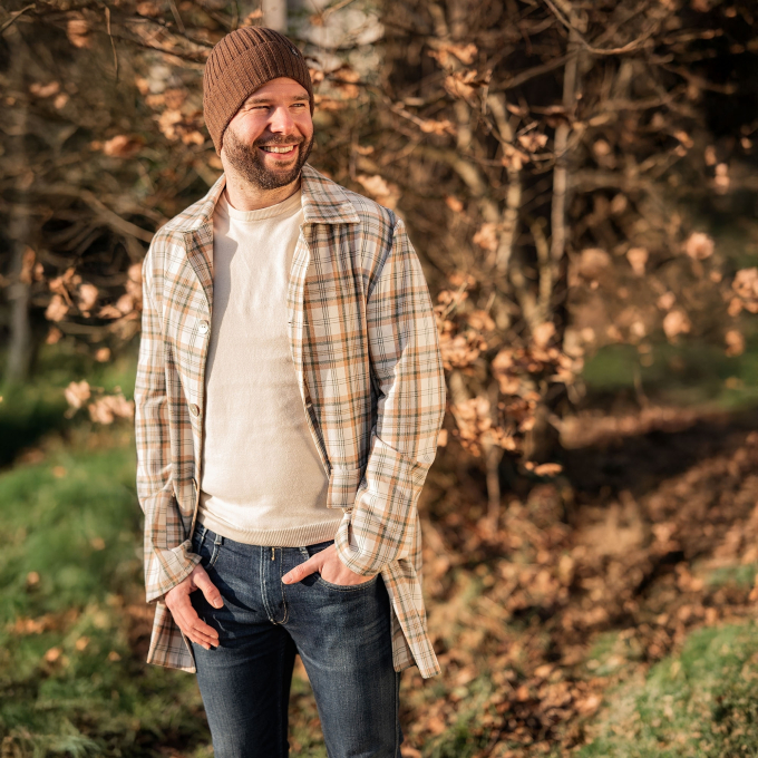 Tissu flanelle Tartan écossais Squares, vert