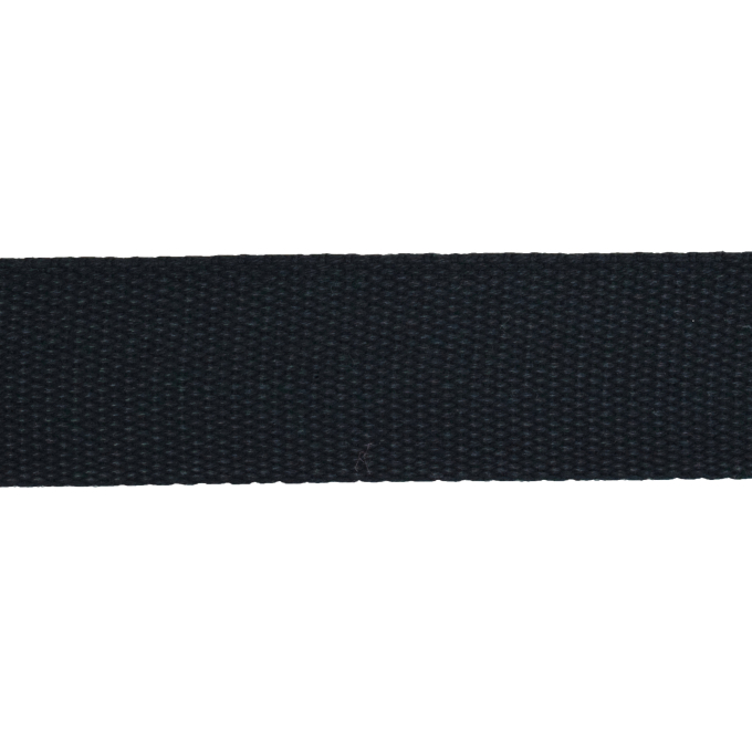 Katoenen tassenband 40 mm, zwart