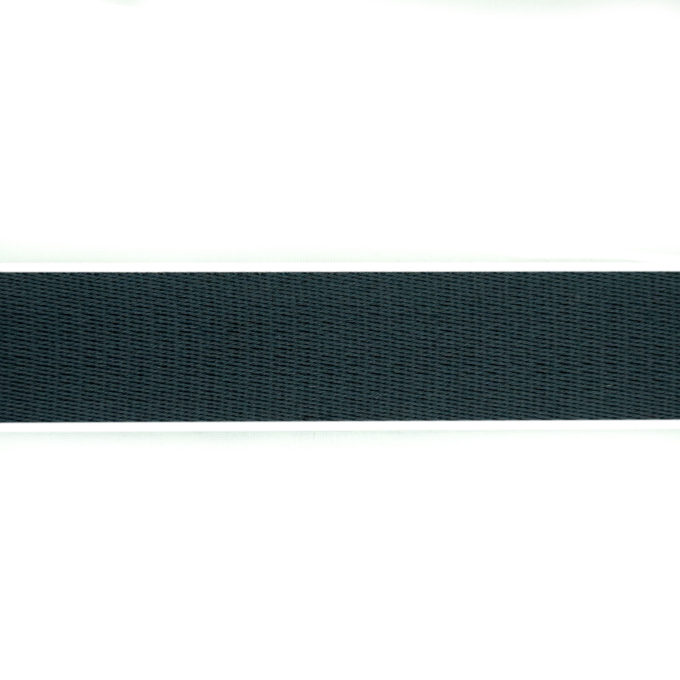 Baumwoll-Gurtband uni anthrazit 38 mm