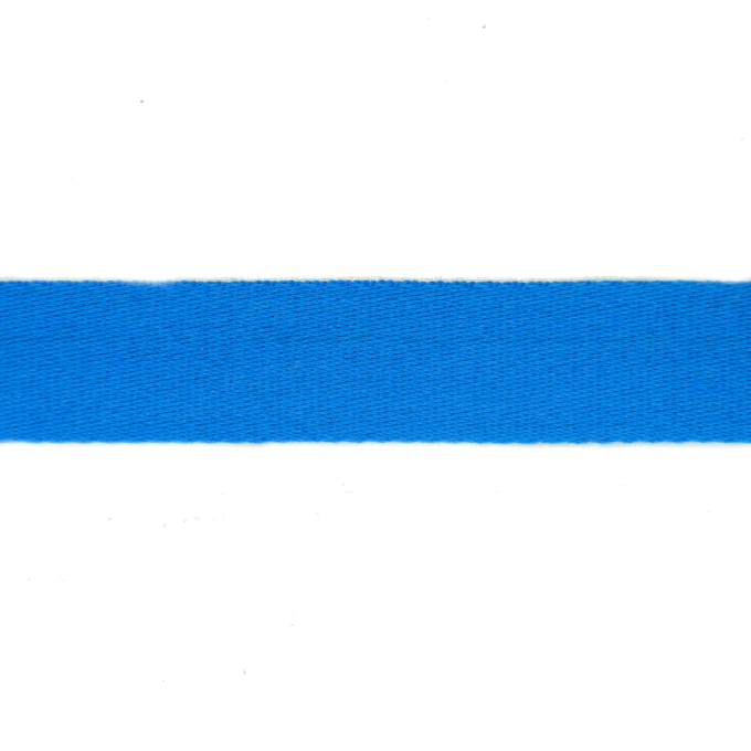 Baumwoll-Gurtband uni aquablau 38 mm