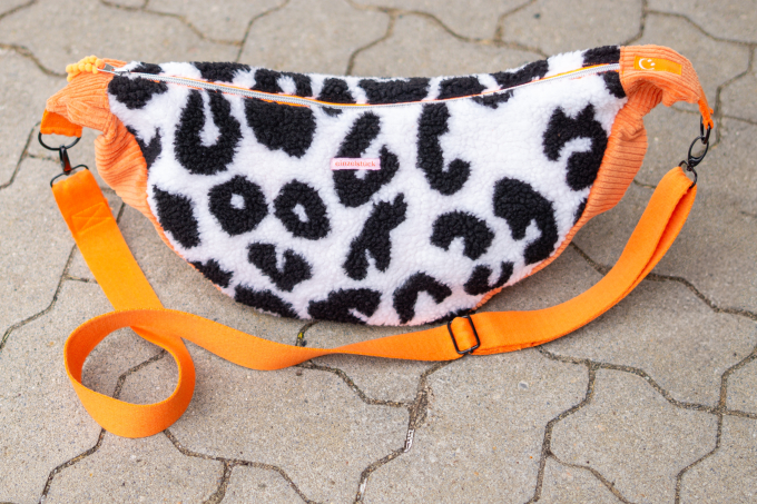 Cotton-Webbing uni orange 38 mm