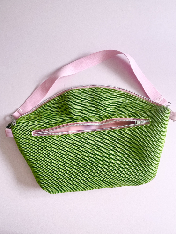 Katoenen tassenband uni roze 38 mm